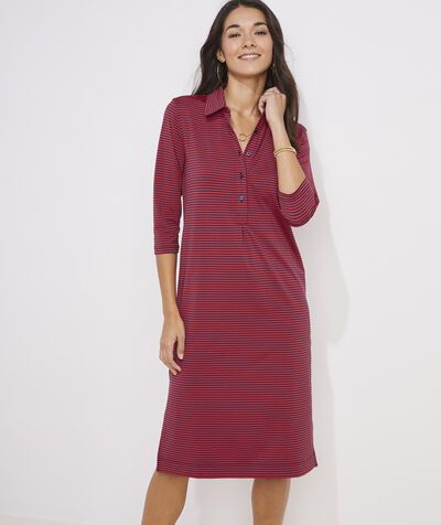 Striped Sankaty Midi Margo Shirtdress | vineyard vines