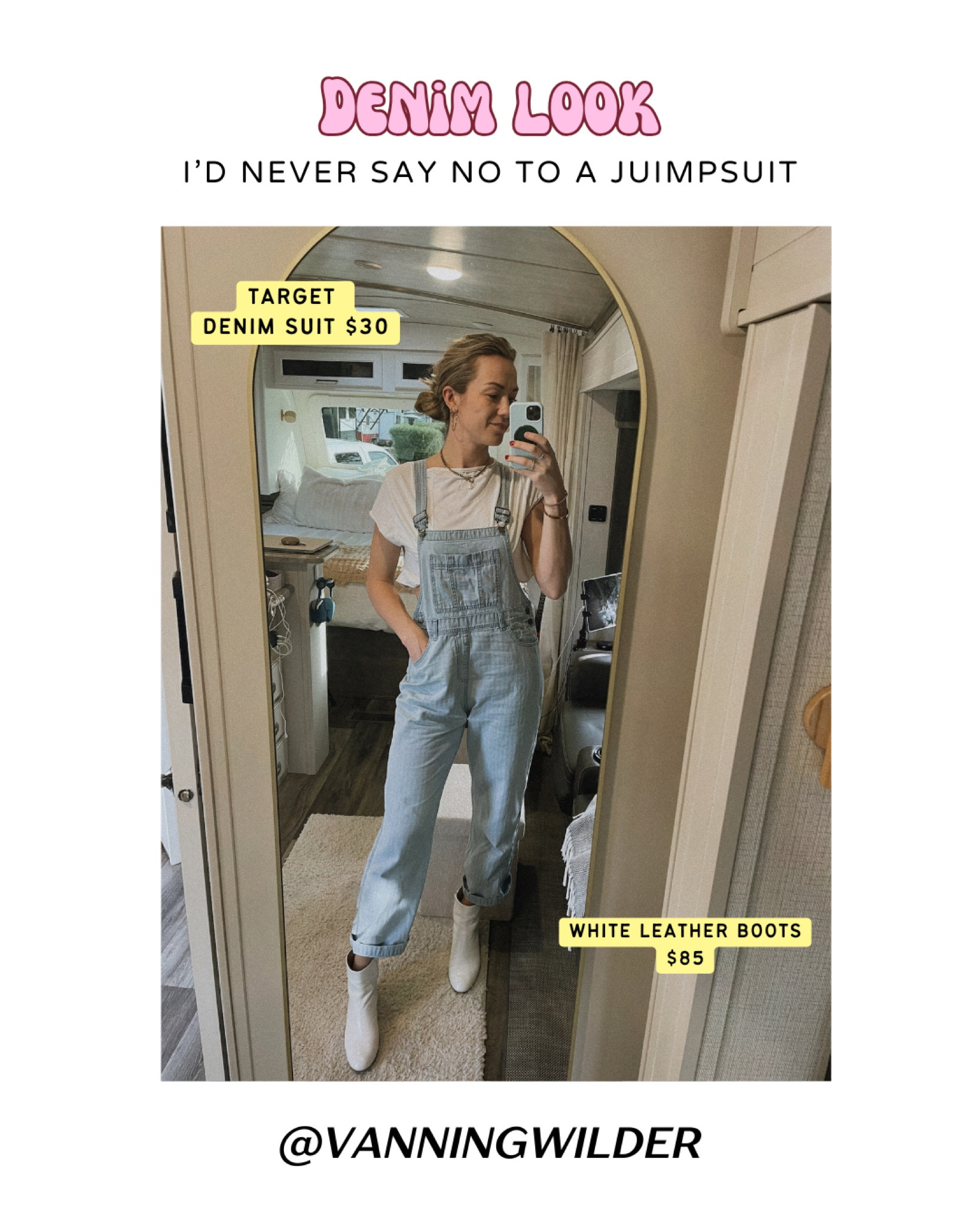 I love this thing! Wearing M for juimpsuit and size 10 in boots - size up if you’re in between sizes 🫶🏼
