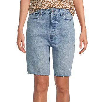 a.n.a. Womens High Rise 90’s Bermuda 9” Denim Short | JCPenney