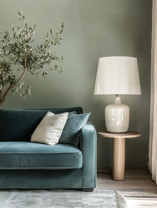 Minimalist luxury proves that less can still feel rich, elegant, and deeply intentional. This space is a perfect example of how minimalism doesn’t have to be cold or boring. A soft teal velvet sofa instantly adds depth, warmth, and texture, while a statement ivory table lamp brings sculptural beauty and soft, calming light. Paired with a simple wooden side table, a mini olive tree, and plush velvet cushions, this look feels refined, balanced, and timeless.

The beauty of this minimalist living room lies in the thoughtful selection of pieces: a velvet sofa that anchors the space, statement lamps that act as decor even when turned off, and natural elements like greenery that soften the clean lines. The olive tree adds an organic, Mediterranean-inspired touch, while the cushions introduce subtle contrast and comfort without clutter. Every item has a purpose, creating a space that feels curated rather than sparse.

This style is perfect for modern homes, contemporary apartments, Scandinavian-inspired interiors, and minimalist luxury living rooms. Whether placed in a living room, reading nook, or a quiet corner of your home, these elements work together to redefine minimalism as warm, elevated, and luxurious. Minimalist interiors shine when they combine rich textures like velvet, sculptural lighting, natural wood, and greenery, proving that simplicity can be both beautiful and indulgent.

Minimalism, when done right, is about quality over quantity, choosing statement furniture, elegant lighting, and timeless materials that elevate everyday living. Redefine minimalist decor with velvet sofas, sculptural lamps, statement side tables, olive trees, and soft cushions—because minimalism should feel just as luxurious as it looks.

#minimalistluxury
#velvetsofa
#statementlamp 

 #LTKHome