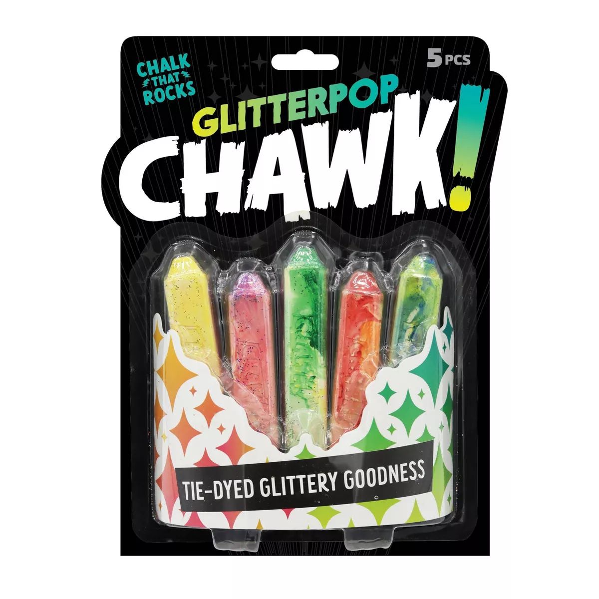 Chuckle & Roar Glitterpop Chawk! Sidewalk Chalk - 5ct | Target