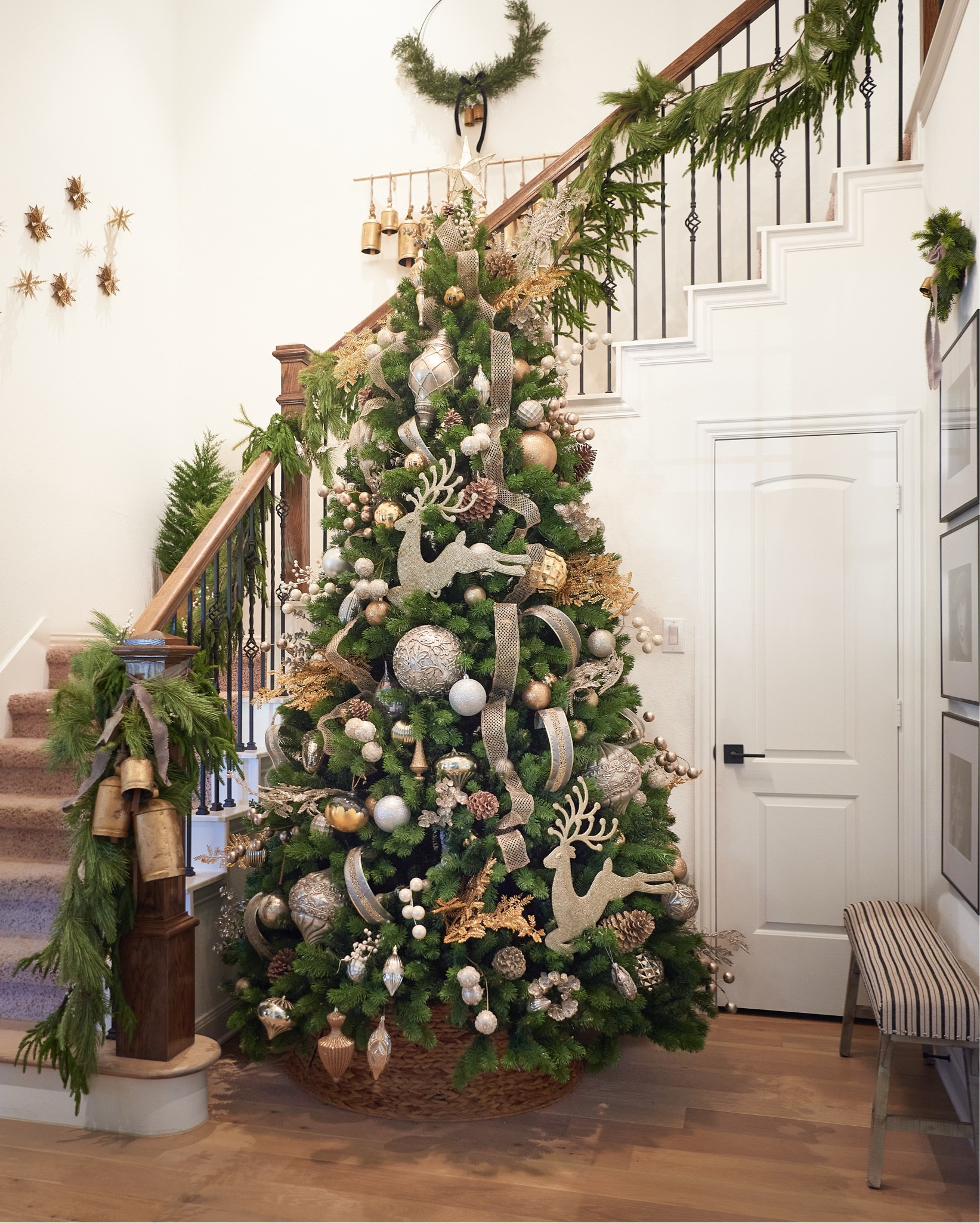 Our King of Christmas Tree | With the tradition of Christmas music playing and hot chocolate, our family tree is up! I may need to “adjust” a few things but the kids did amazing! ✨🌲✨

We purchased this KOC tree 5 years ago, it’s a classic, the branches still fall great and all the lights working! (If you have had the lights go out, you know this is important!) 

I have linked a few KOC top sellers 🌲

King of Christmas 
Christmas tree
Christmas garland 
Norfolk garland
Hearth & Hand garland 

#LTKSeasonal #LTKhome #LTKHoliday