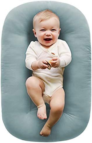 Amazon.com : Snuggle Me Organic Bare | Baby Lounger & Infant Floor Seat | Newborn Essentials | Or... | Amazon (US)