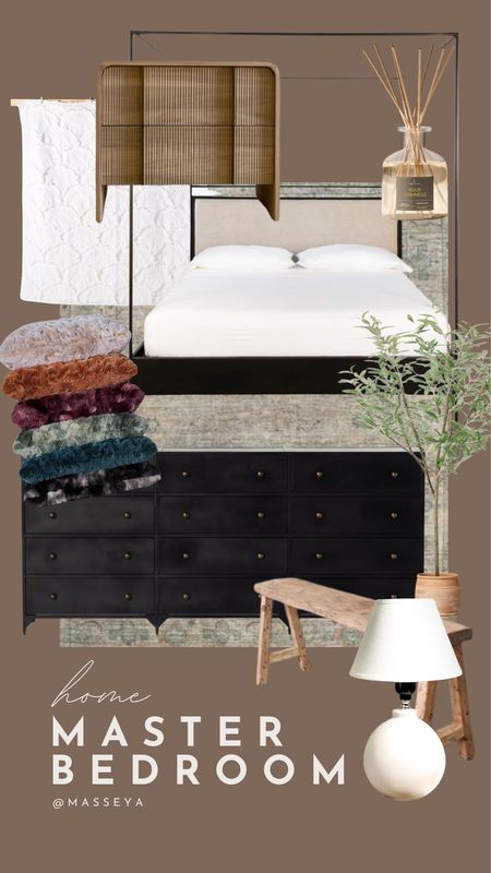 The bedroom suite of my dreams! I linked everything up for you! The artificial olive tree is sold out but I linked some similar options. 

New home, bedroom inspo, home decor, bedroom interior design, modern ranch, modern farmhouse

#LTKhome #LTKstyletip