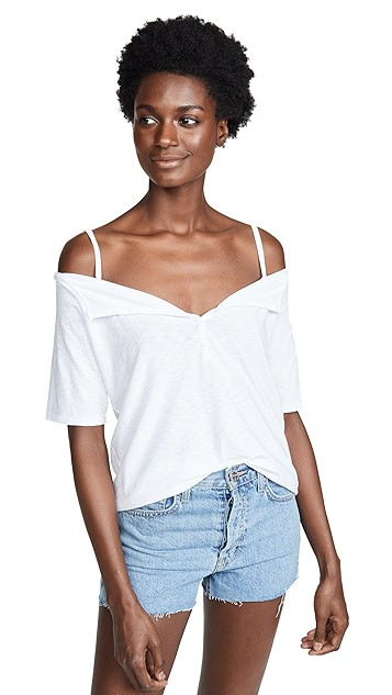 Harlow Off The Shoulder Henley | Shopbop