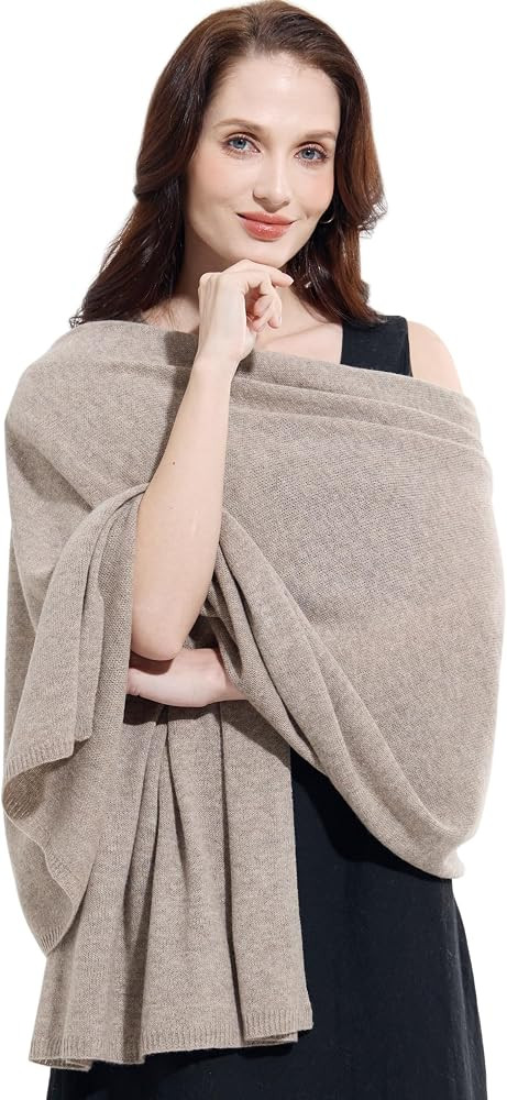 Soft Cashmere Blend Wrap Chic Scarf Stole for Women Wayfarer Travel Extra Large 87"x28" | Amazon (US)