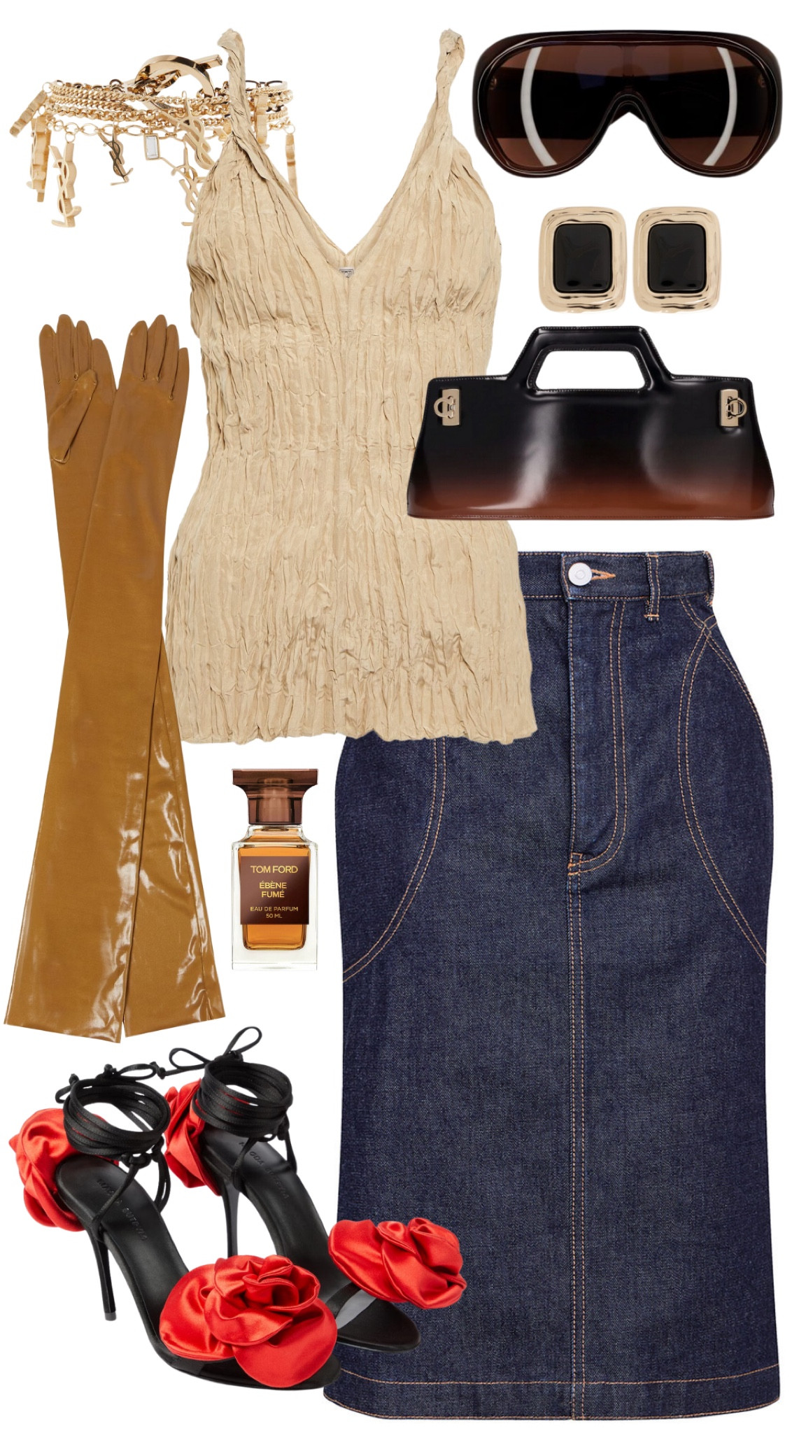 Style Inspiration: Styling earth tones PT3 | girly but edgy- all items linked to get this look. Sunglasses are from Phoebephilo.com 

#LTKstyletip #LTKshoecrush #LTKSpringSale