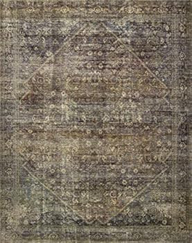 Amazon.com: Amber Lewis x Loloi Morgan Collection MOG-02 Navy / Sand, Traditional 7'-3" x 9'-3" A... | Amazon (US)