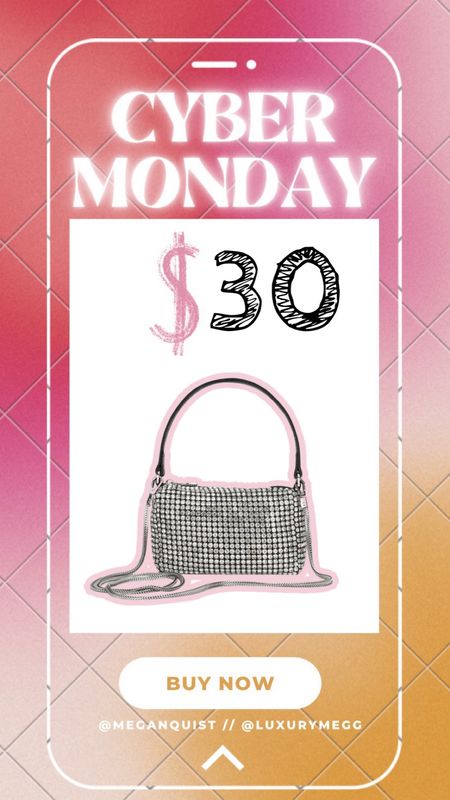 Cyber Monday deals Amazon 
Rhinestone bags 
Wang inspired 
Under 50 
Gifts for her 

#LTKitbag #LTKCyberweek #LTKGiftGuide