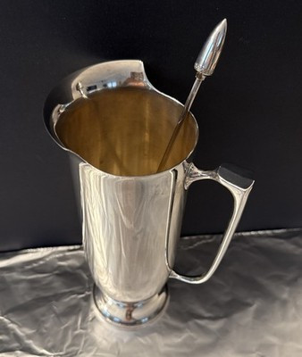 Vintage Silver Plated Martini Cocktail Pitcher Barware PM Brand Made In Italy | eBay US