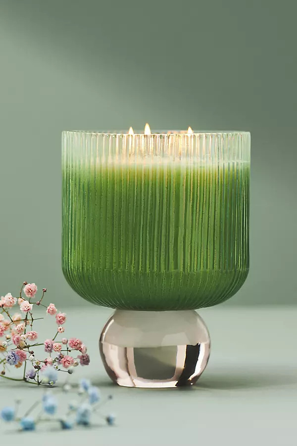 Pedestal Fruity Goji Berry & Mango Glass Candle | Anthropologie (US)