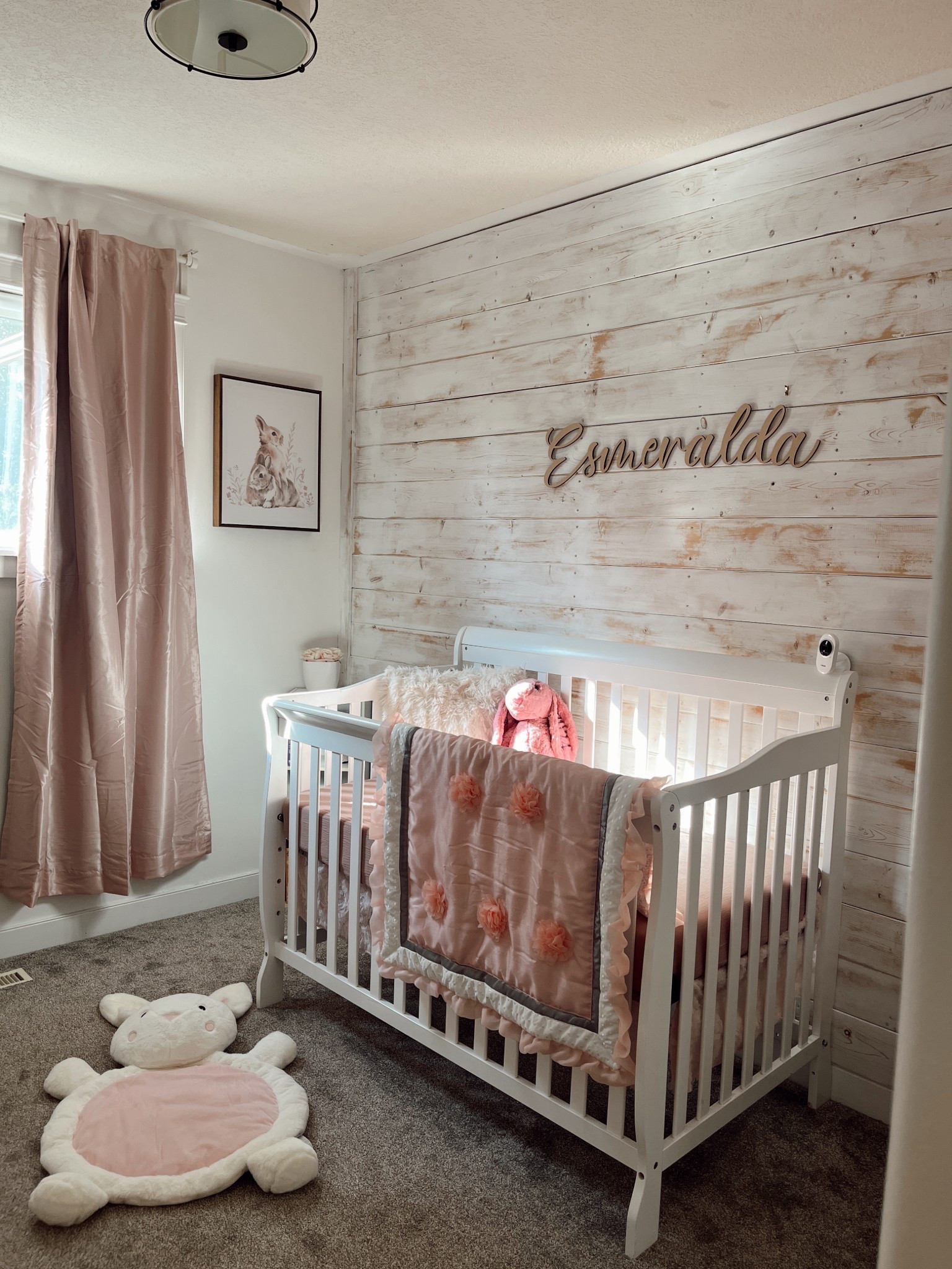 My crib bedding and bunny mat were finds and gifts so here are some similar options 