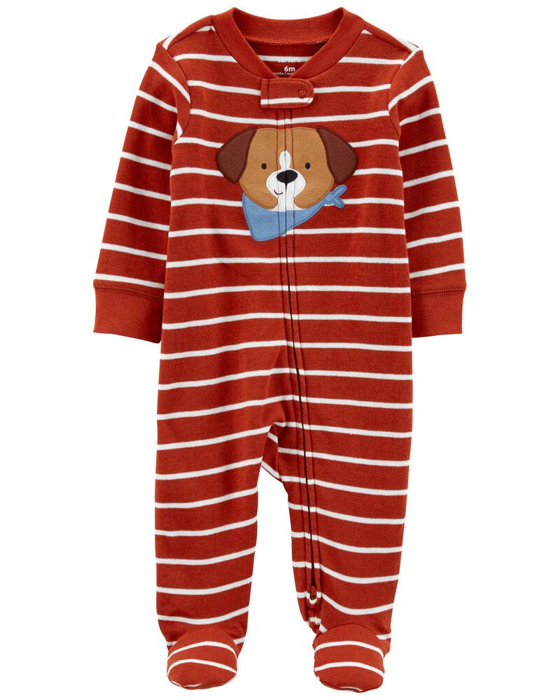 Baby Dog Zip-Up Cotton Sleep & Play | Carter's