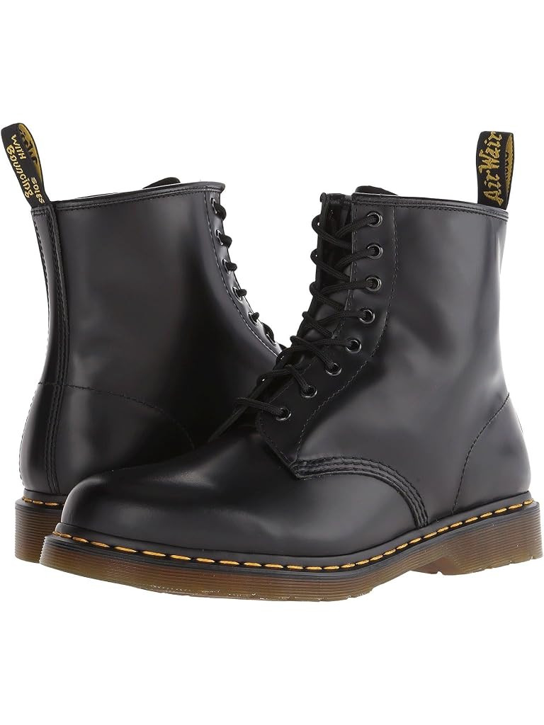 1460 Smooth Leather Lace Up Boots | Zappos
