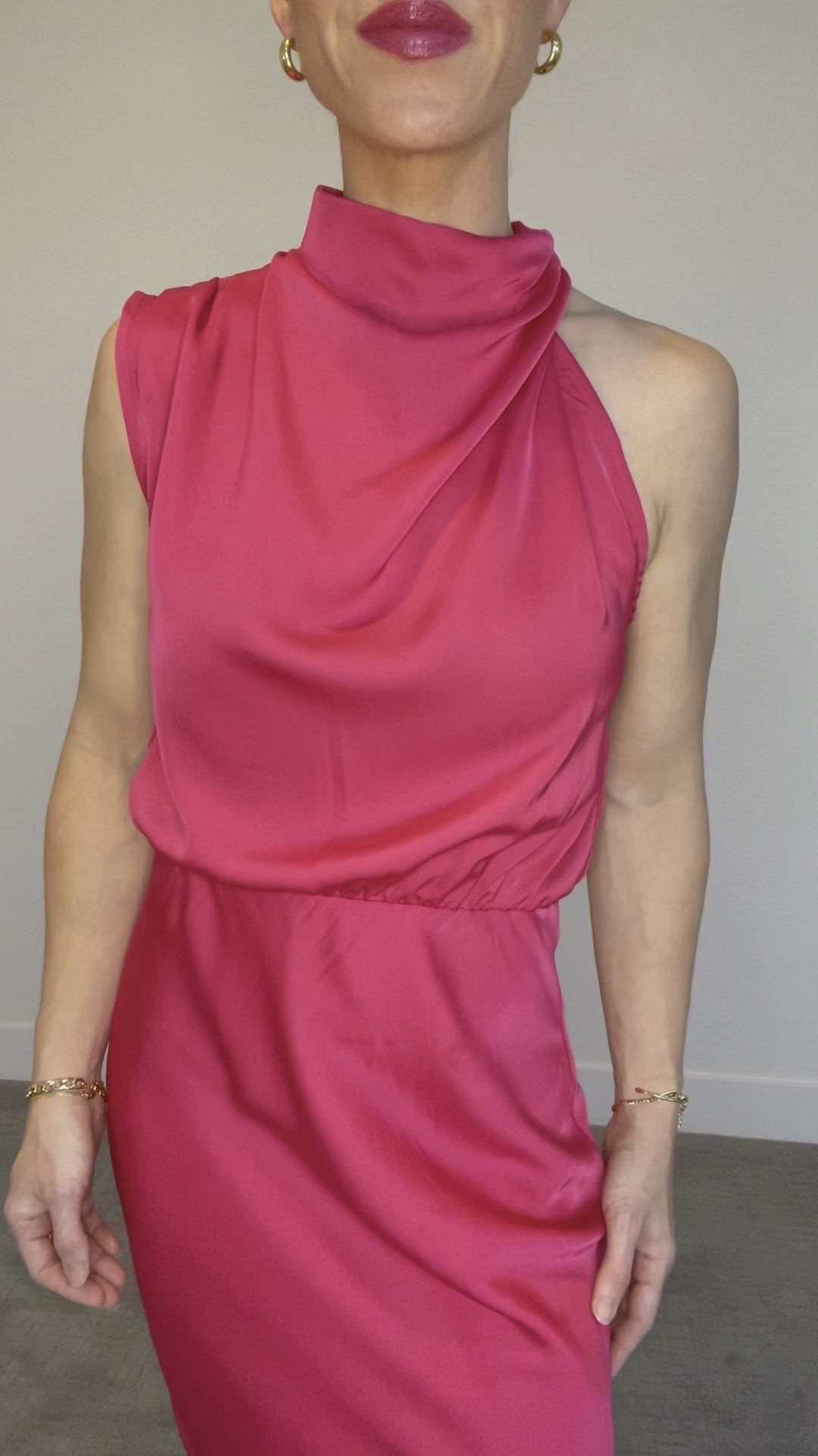 Obsessed with the neckline of this stunner ✨ 

Wearing a size S and comes in over 30 colors / prints! (Rose red pictured)

Wedding guest dresses, spring looks, Amazon finds, affordable fashionn

#LTKfindsunder100 #LTKwedding 

#LTKVideo