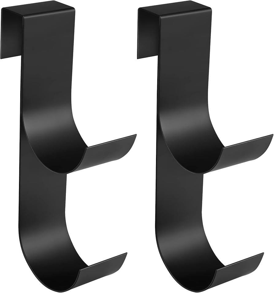 codree 2 Pcs Pool Fence Hooks for Pool Equipment- Black Heavy Duty Fence Hooks for Pool Poles- Sl... | Amazon (US)