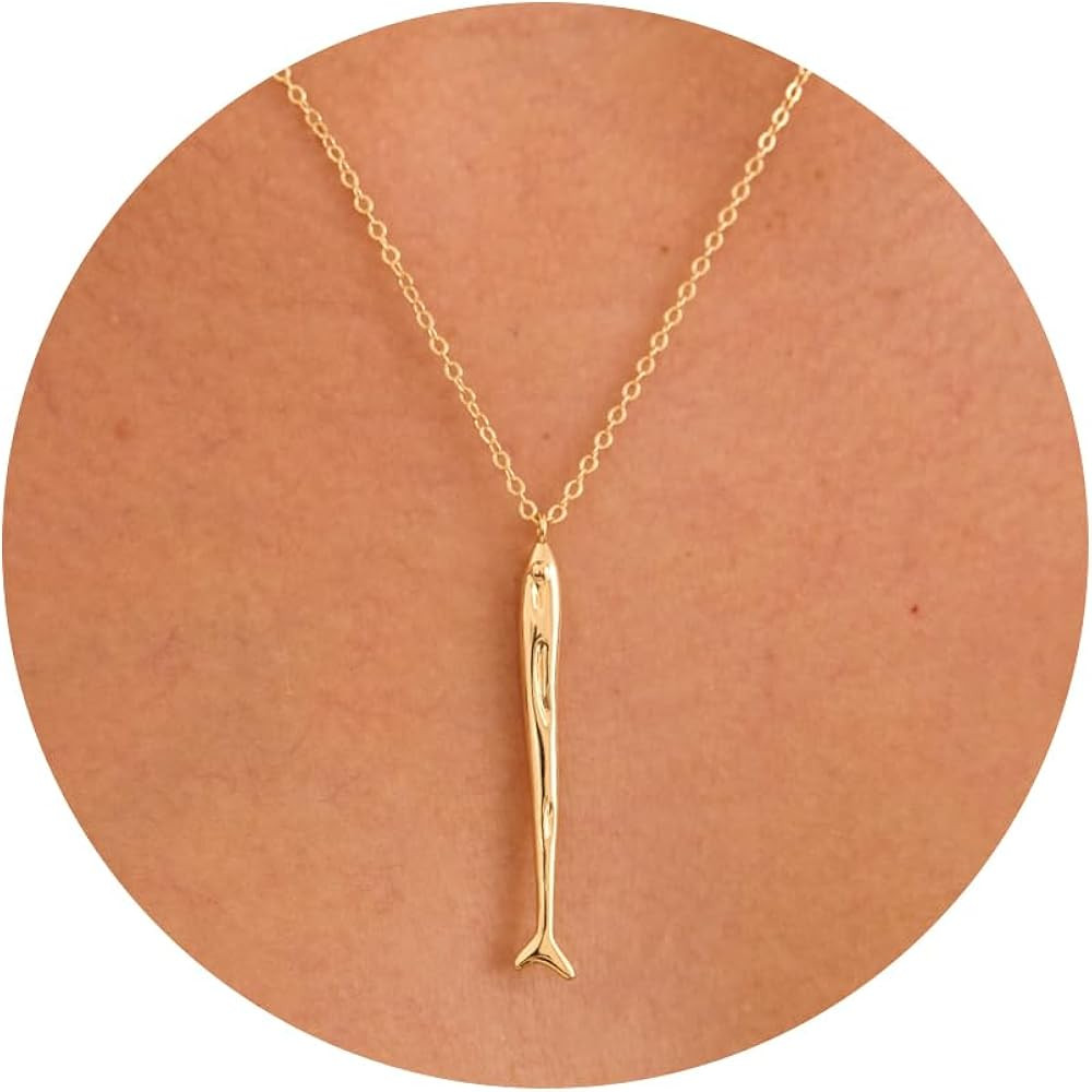 14K Gold Plated Dainty Pendant Butterfly Bead Boot Bee Baseball Flower Compass Airplane Heart Hum... | Amazon (US)
