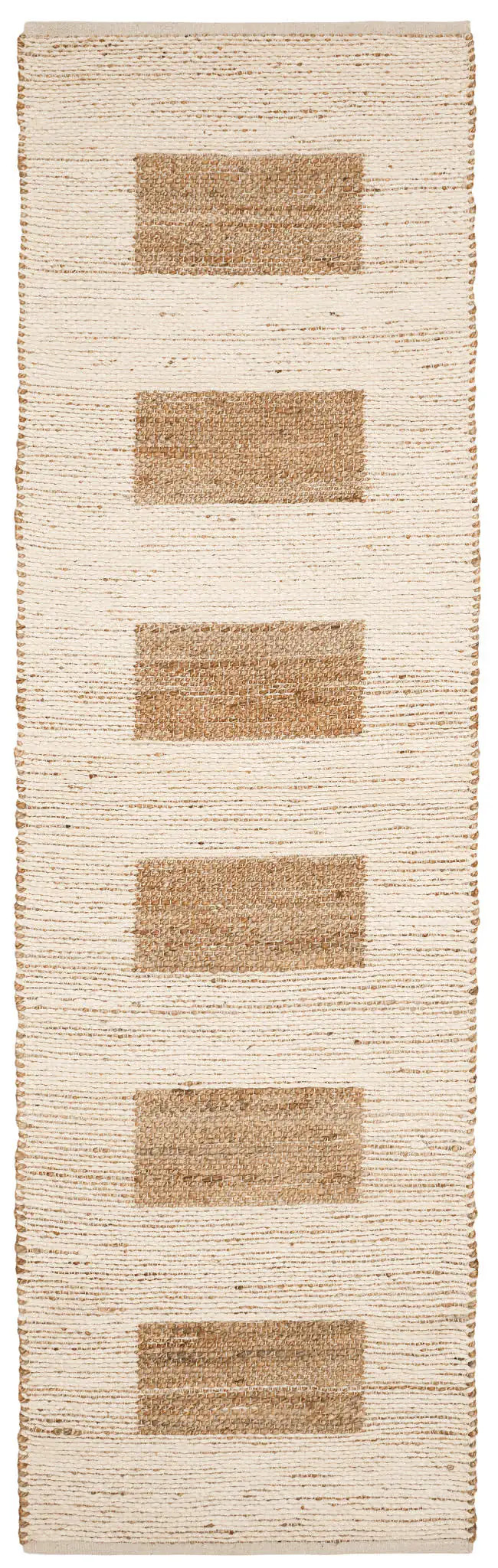 Color: IvoryMilo Handwoven Jute/Cotton Rug | Ivory Ivory swatchShape: RunnerRectangleRunnerSize: ... | Rugs USA