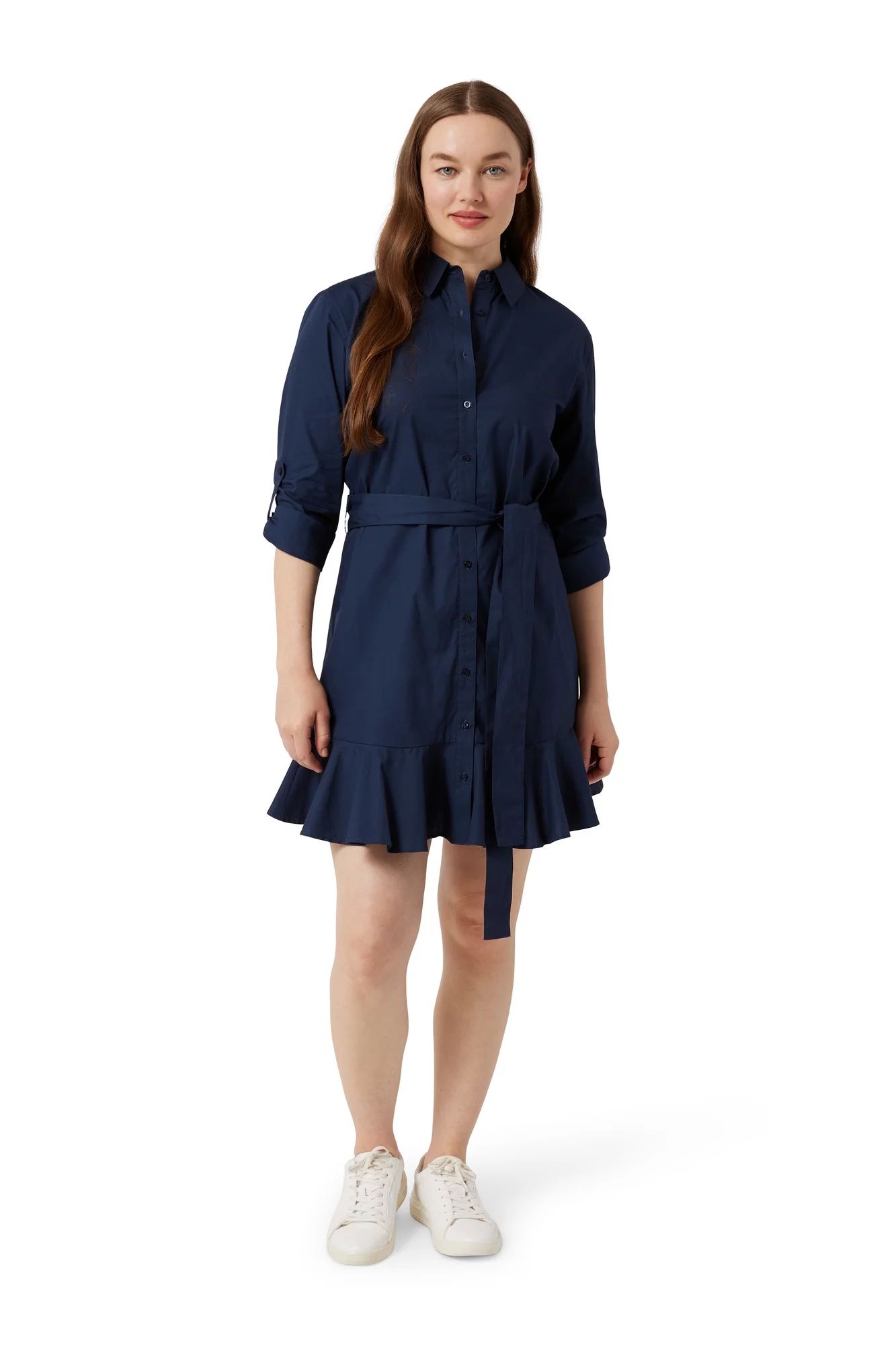 Chaps Women's Button Front Shirtdress | Walmart (US)