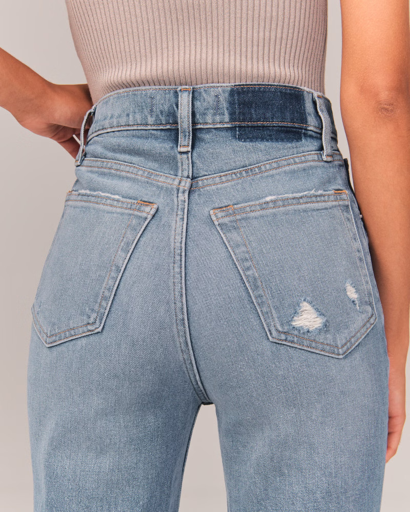 90s Ultra High Rise Straight Jeans | Abercrombie & Fitch (US)