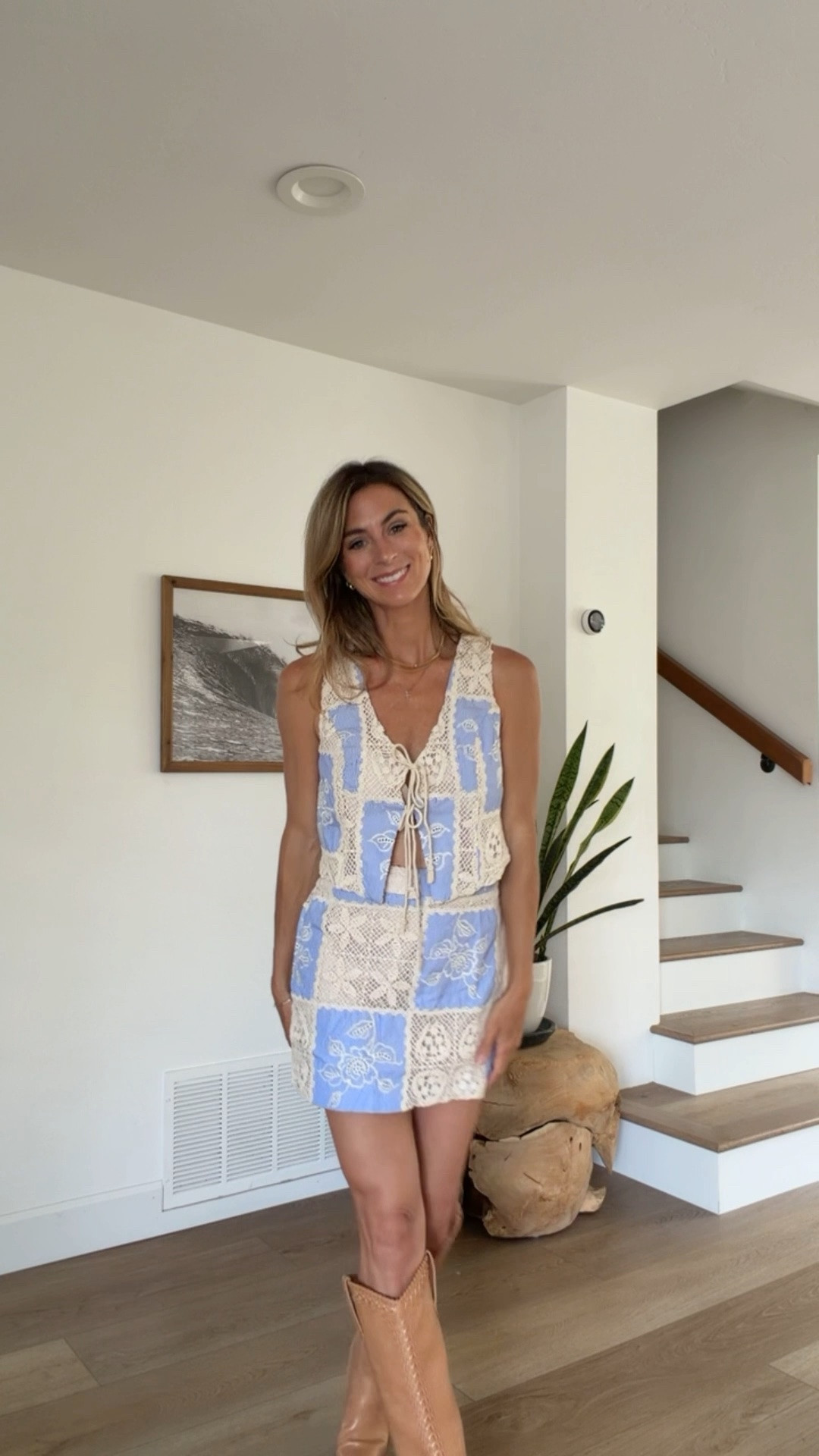 The cutest summer weekend outfit ☀️

Perfect for a beach town weekend, country concert, summer vacation, coastal getaway, winery weekend, outdoor concert, or girls’ trip.

Wearing an XS in the top and a small in the skirt.

Everything linked

#LTKgrwm #LTKootd #LTKOver40
