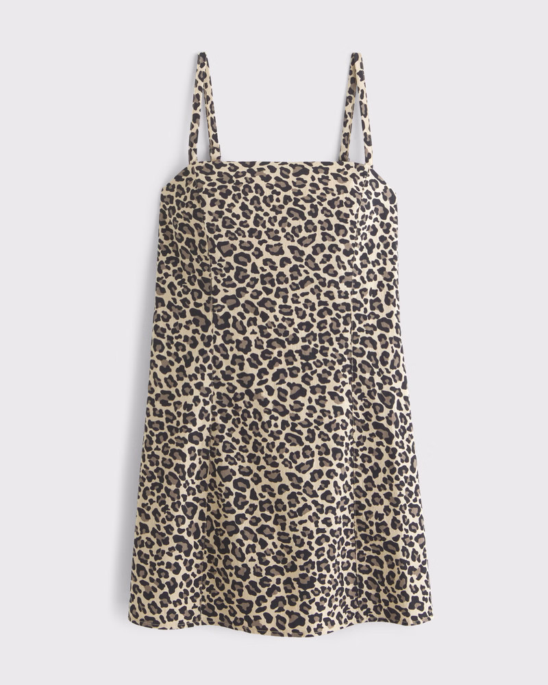 Abercrombie & Fitch Women's Seamed Stretch Skort in Leopard Print - Size XXS | Abercrombie & Fitch (US)