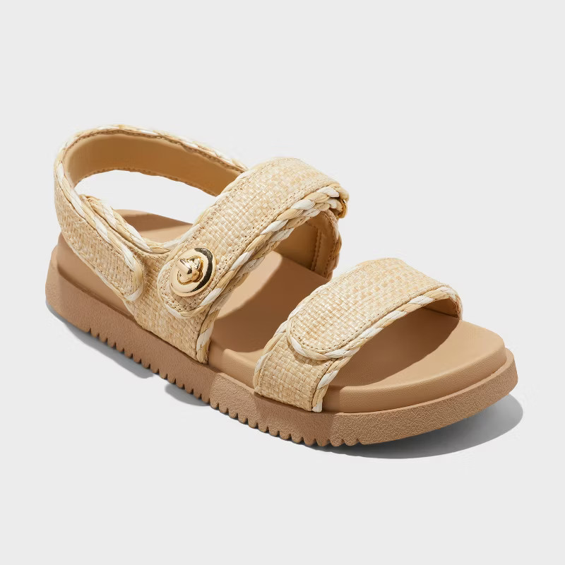 Women's Tilly Platform Footbed Sandals - A New Day™ | Target