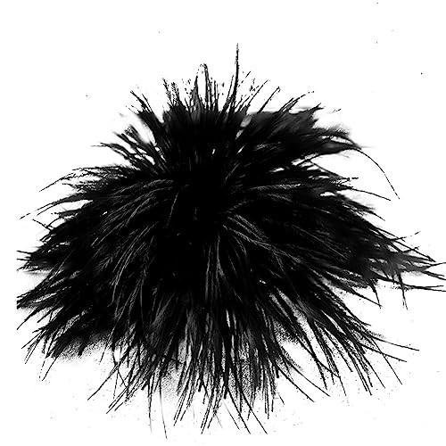Eforcase Ostrich Feather Brooch Fashion Brooch Pins Corsage Hair Clip Headwear Hairpin Hairband for Derby Hat Cocktail Party | Amazon (US)