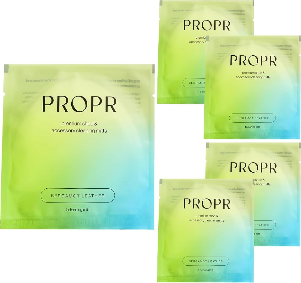 PROPR Premium Double Sided Shoe Cleaning Mitt \u2013 Individually Wrapped Travel Shoe Cleaner for... | Amazon (US)