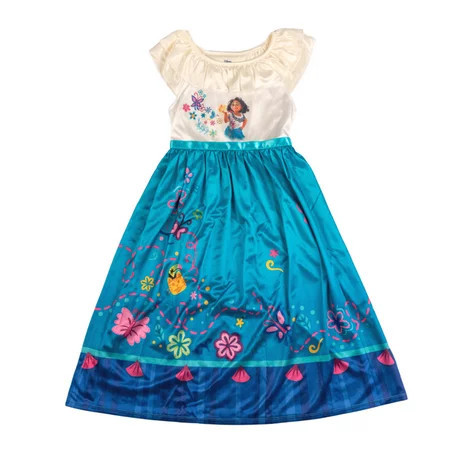 Encanto Mirabel Girls Fantasy Nightgown Disney Encanto Sleepwear | Walmart (US)