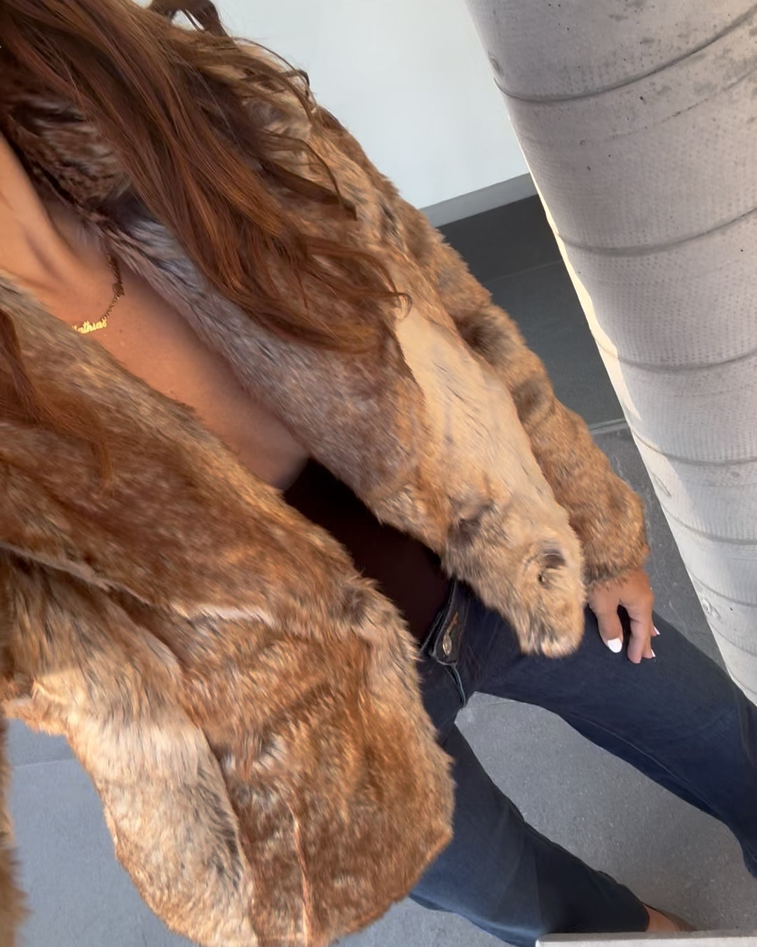 Faux fur so2 4
Jeans tts Bella by quince 
