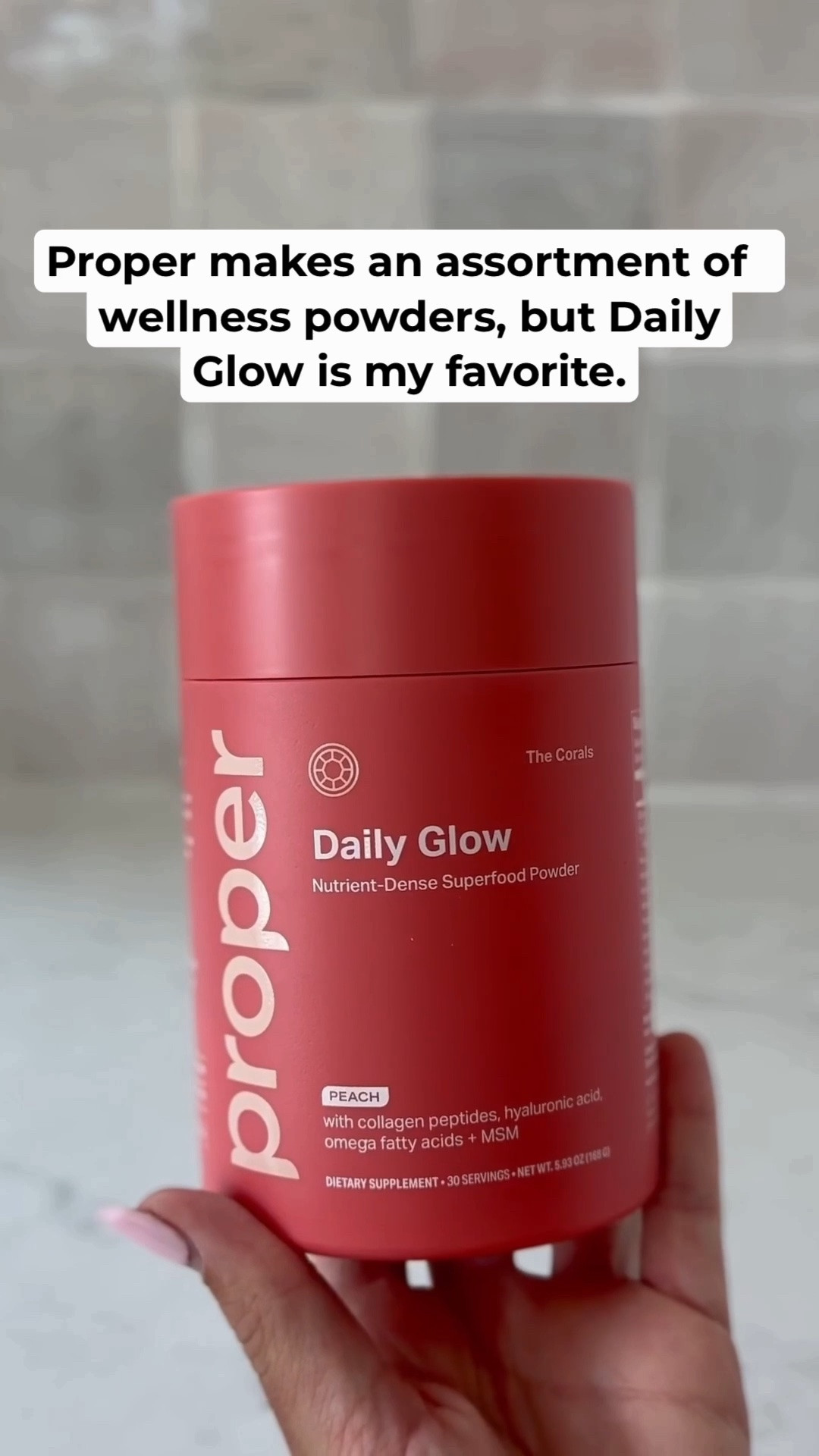 Proper has become such an easy part of my everyday routine. Their nutrient-dense superfood powders are designed to support different wellness needs, and I simply mix mine with water and drink it daily. My two favorites are Daily Glow for skin and overall wellness support and Sleep Support as part of my nighttime wind-down routine. I can’t recommend these enough! 
￼

#LTKdayinmylife #LTKHome #LTKmorningroutine