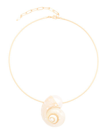 Made In Thailand Shell Collar Necklace | TJ Maxx