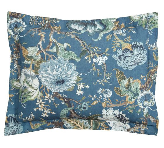 Dahlia Floral Sham | Pottery Barn (US)