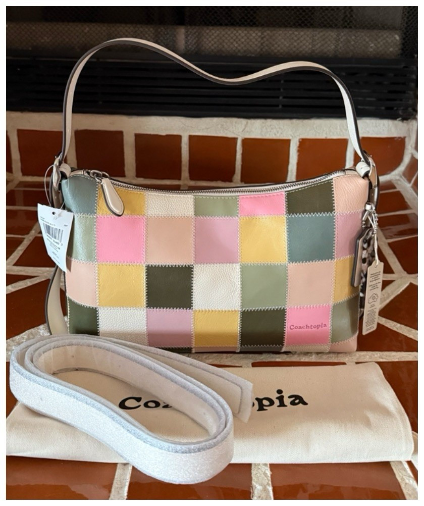 Coach Coachtopia Alter/Ego Slouchy Shoulder Bag Pink/Olive Multi - CF167 - NWT! | eBay | eBay US