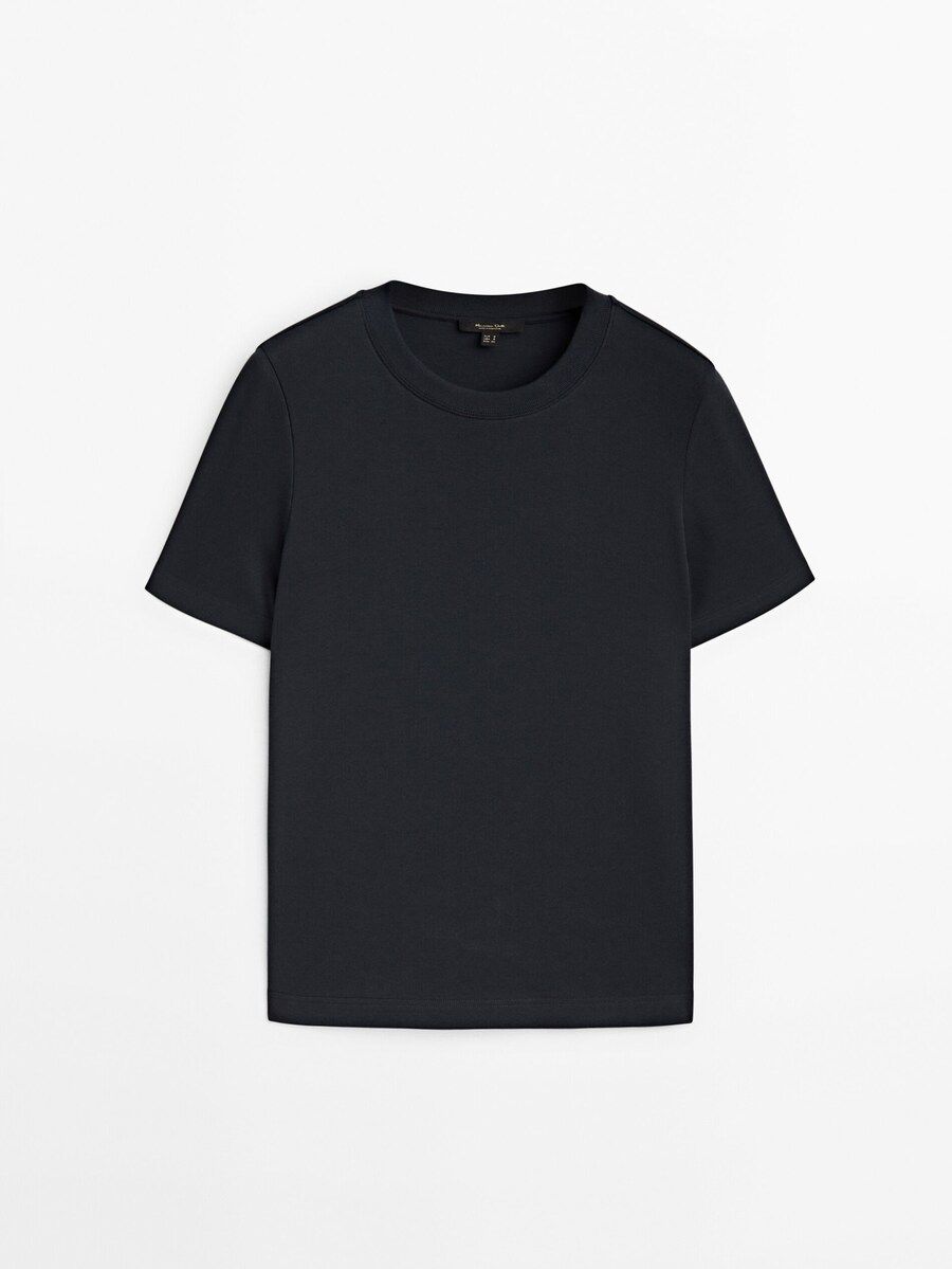 Short sleeve cotton t-shirt | Massimo Dutti (US)
