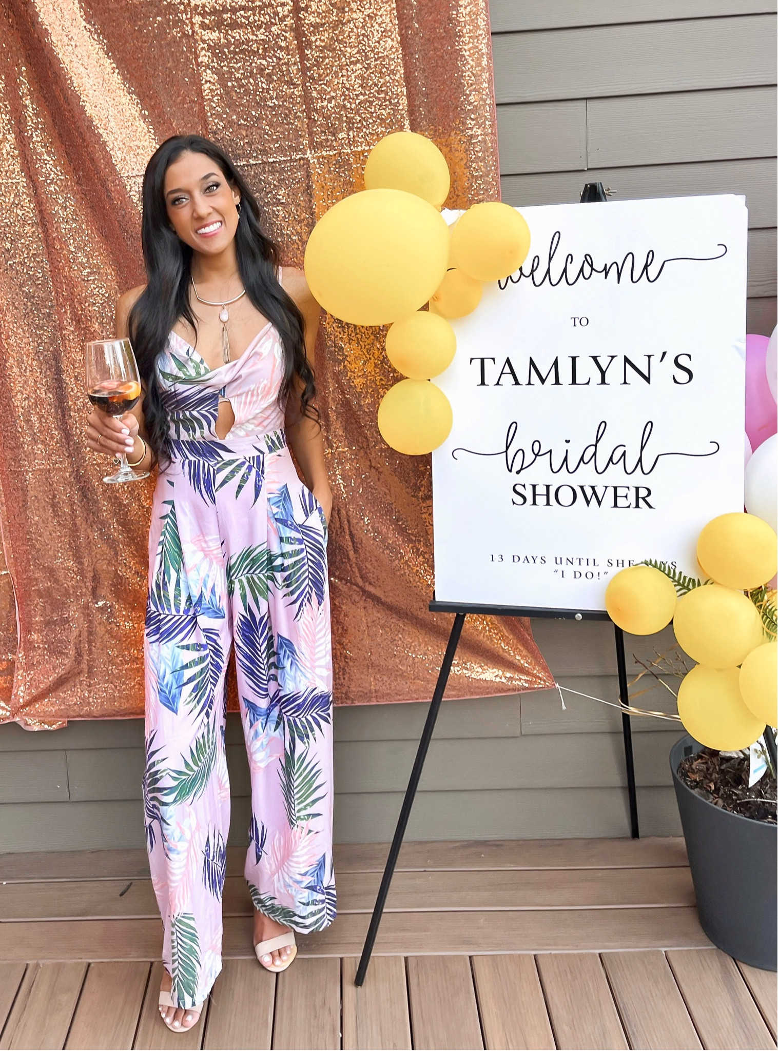 Floral jumpsuit, jumpsuit, bridal shower outfit, wedding guest outfit, wedding, bridal, tropical jumpsuit, nude heels, ankle strap heel, block sandal

#LTKshoecrush #LTKstyletip #LTKwedding