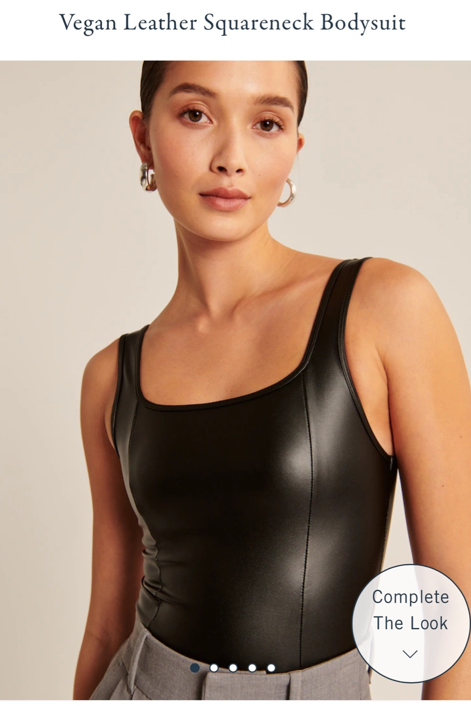 Vegan Leather Squareneck Bodysuit
Abercrombie vegan leather
Leather tank top
Leather bodysuit 

#LTKstyletip #LTKHoliday #LTKunder50