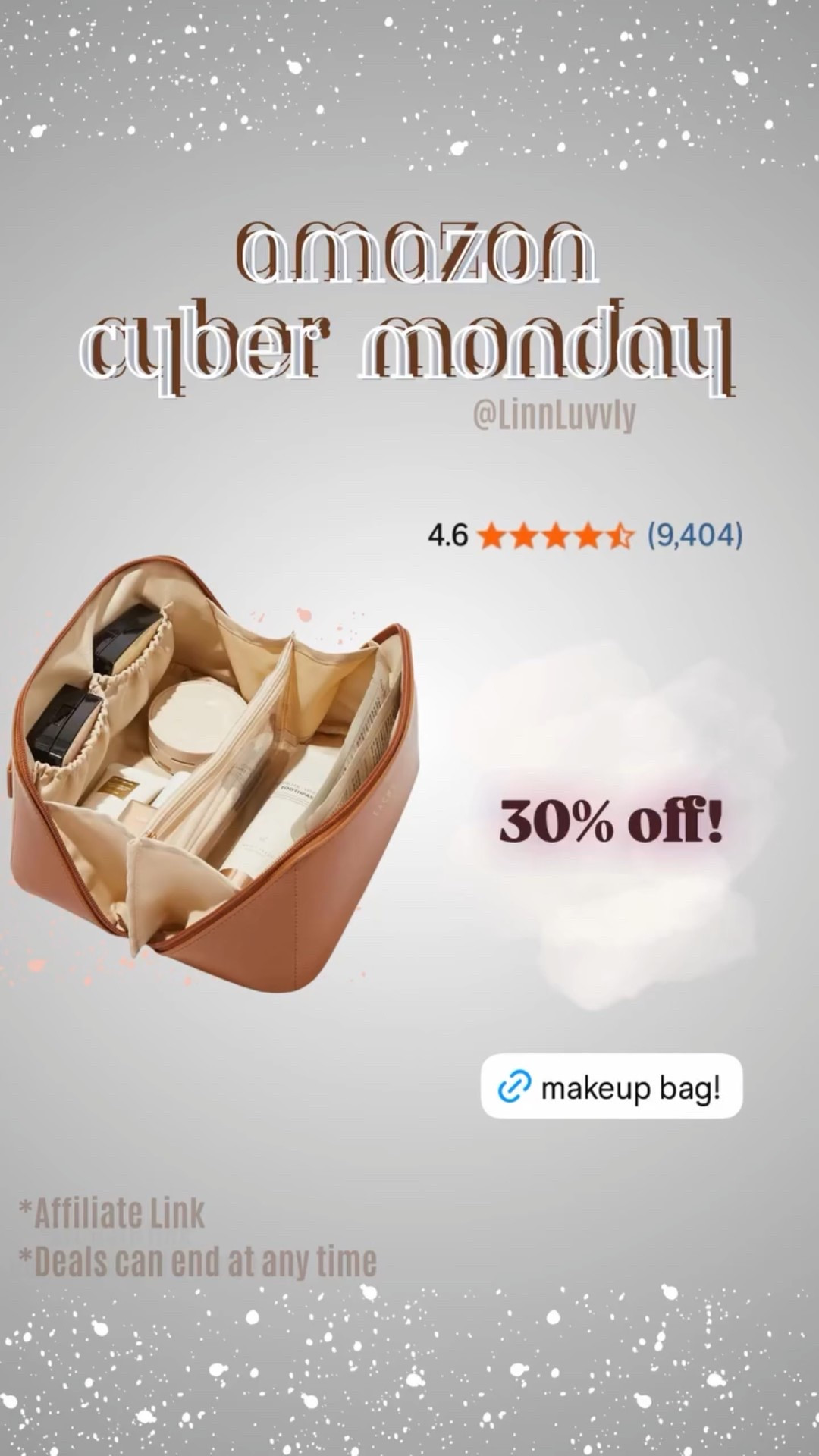 EACHY Travel Makeup Bag,Large Capacity Cosmetic Bags for Women,Waterproof Portable Pouch 

#LTKCyberWeek #LTKTravel #LTKSaleAlert