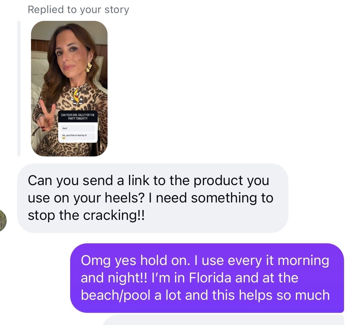 I put this stick on my heel every night and morning and they are incredibly smooth, no longer dry or cracked. If your feet are currently dry or cracked, I will also link this exfoliation spray that can help get the dead skin off. Then, go in with this stick. I rarely have to use the spray anymore and just use the stick in am/pm.

#LTKselfcare #LTKmorningroutine #LTKBeauty