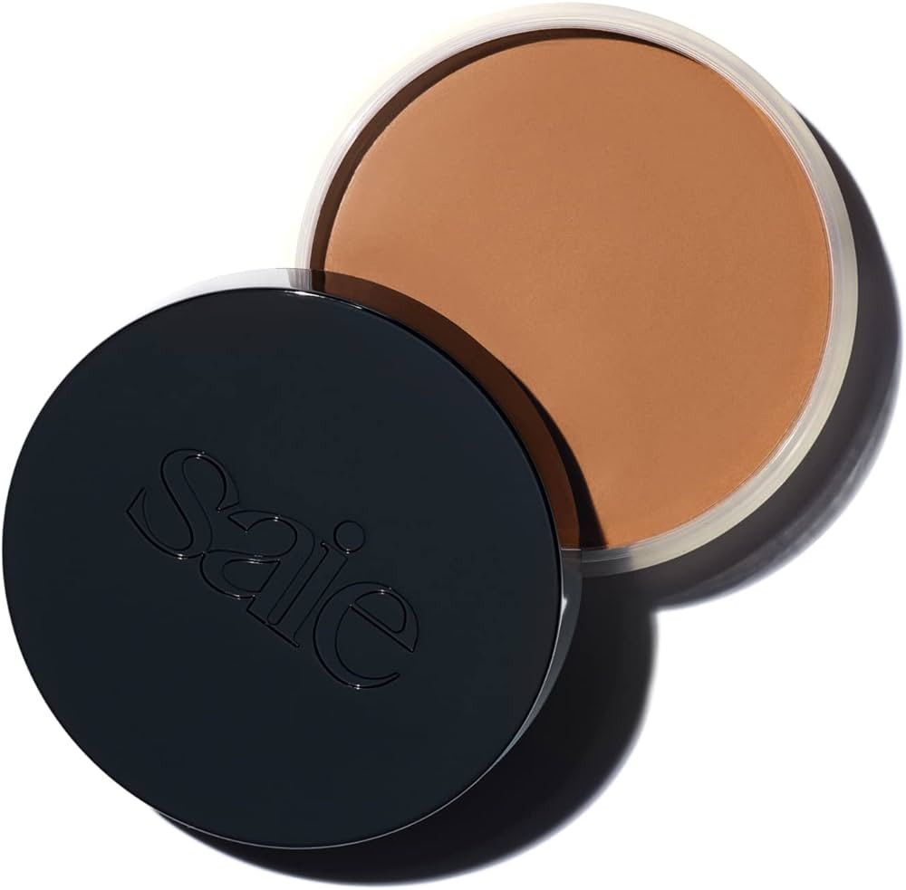 Saie Sun Melt Bronzer - Buildable Cream-Balm Bronzer For Face Sculpting - Cream Contour with Velv... | Amazon (US)