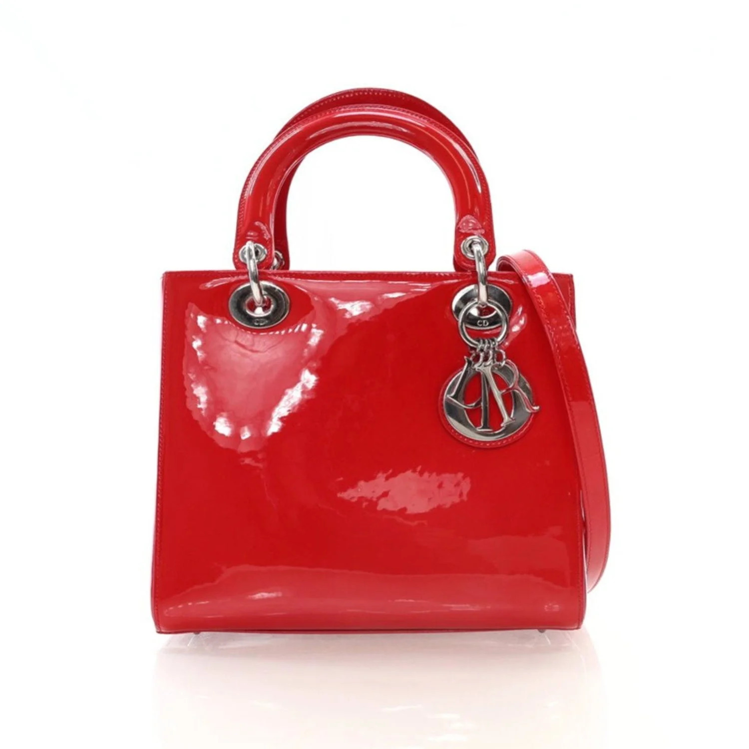 Patent Leather Lady Dior Medium | The RealReal