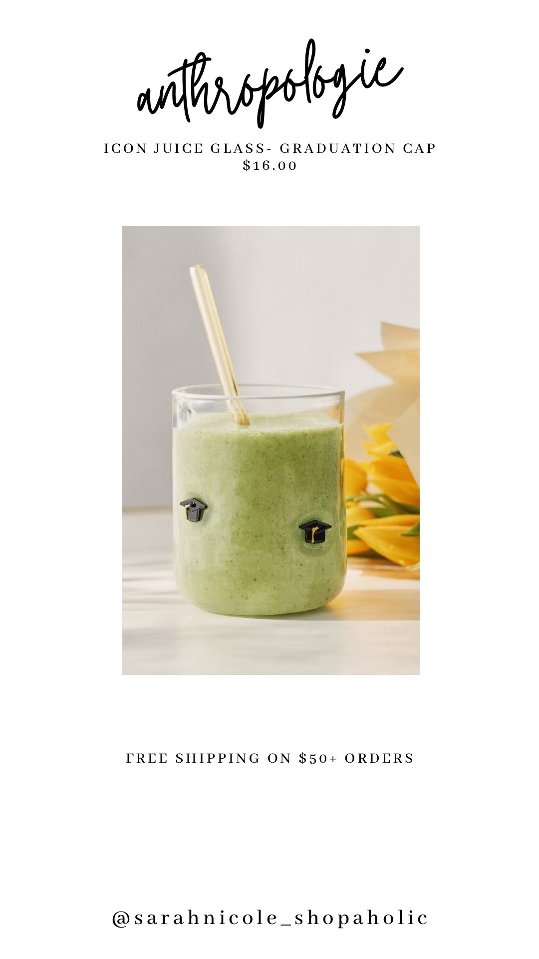 Have any friends or family graduation this year? If so make sure to grab the graduation cap icon juice glass from Anthropologie. It’s too cute to pass up! 

#LTKHome
