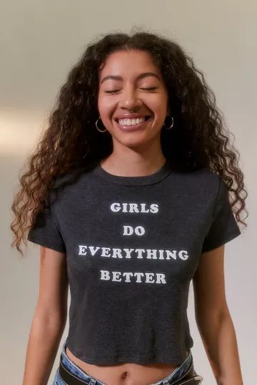 Future State Girls Rule Baby Tee | Urban Outfitters (US and RoW)