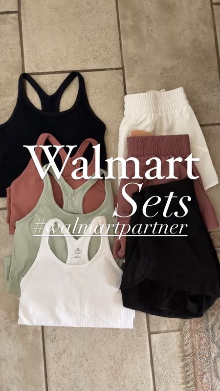 #walmartpartner Like and comment “WALMART WORKOUT” to have all links sent directly to your messages. Loving these finds from @walmart @walmartfashion the tops have padding and the nicest ribbed material. Shorts are high rise with a nice waistband and built in liner. So many great colors and so affordable! ✨ 
.
#walmart #walmartfashion #walmartfinds #athleisure #workoutclothes #workoutoutfit #momstyle 

#LTKFitness #LTKSaleAlert #LTKActive
