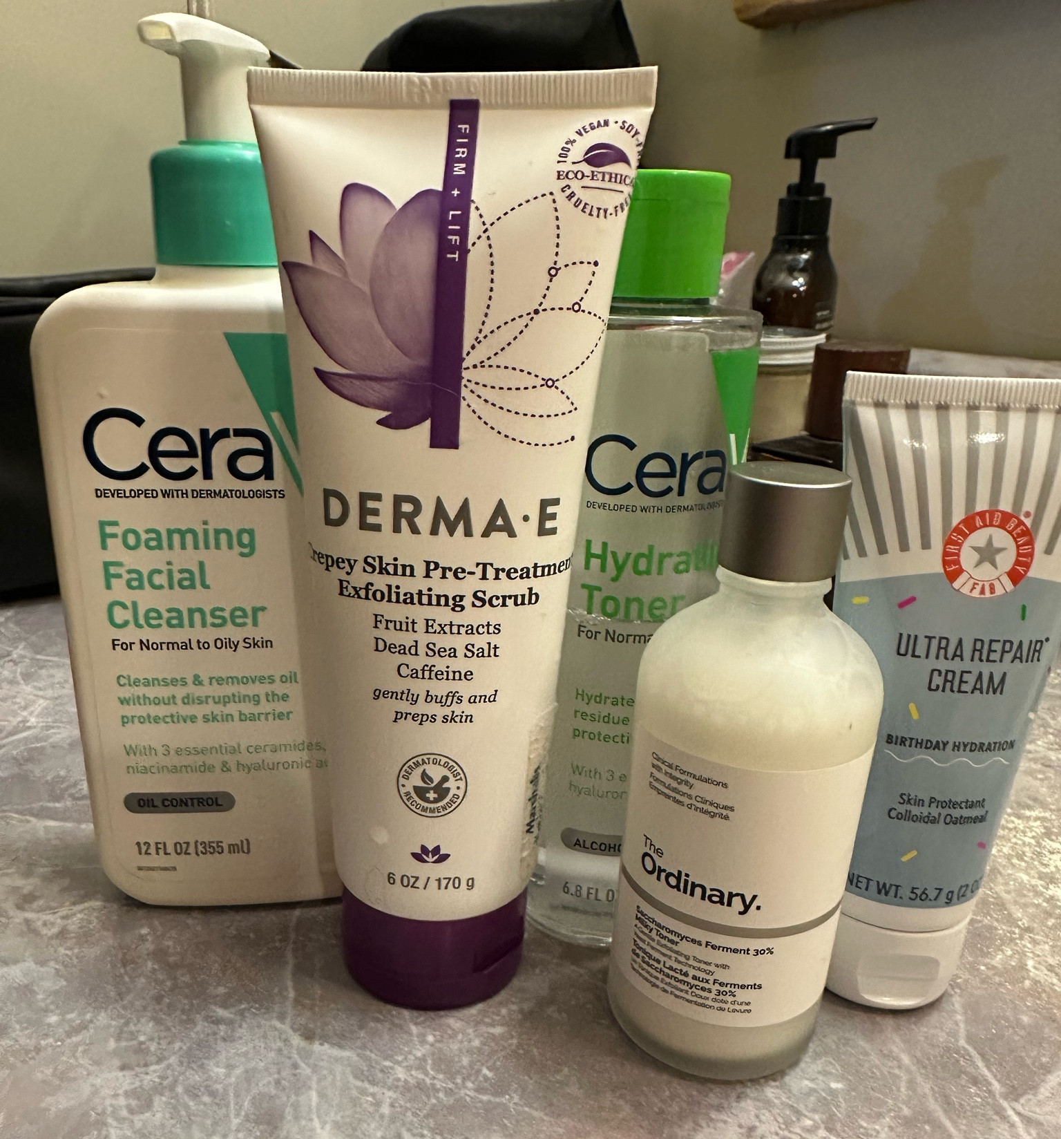 My nighttime skincare line up during the cold winter months! My usually oily skin, seems to dry out during the winter, so gently exfoliating and bringing back hydration is key! 

#LTKFindsUnder50 #LTKMostLoved #LTKBeauty