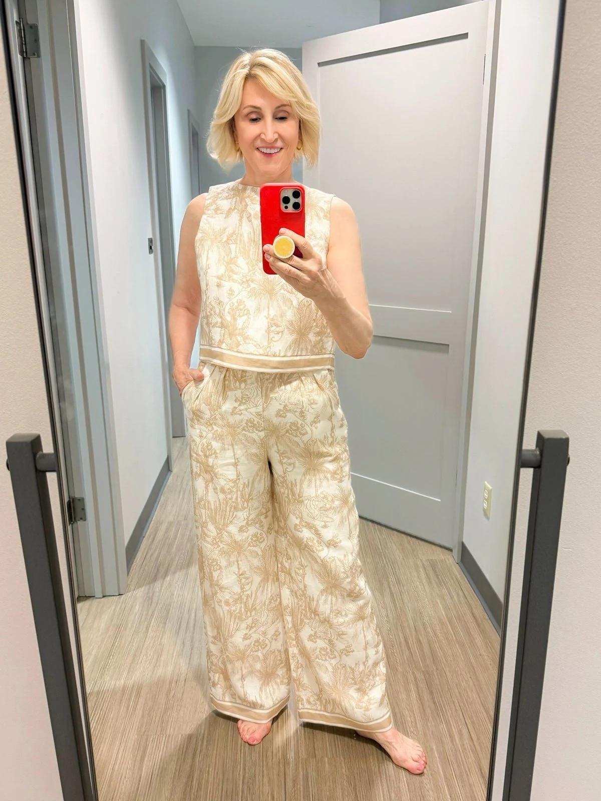 I think a good matching set might be one of the easiest ways to look instantly put together! 🌴🤍

I’m loving this palm print — it feels fun, fresh and gives me all the relaxed getaway vibes, even if I’m not actually on vacation. 😉 The best part? You can wear the pieces together or mix them into your wardrobe separately.

#LTKOver40 #LTKSeasonal #LTKootd