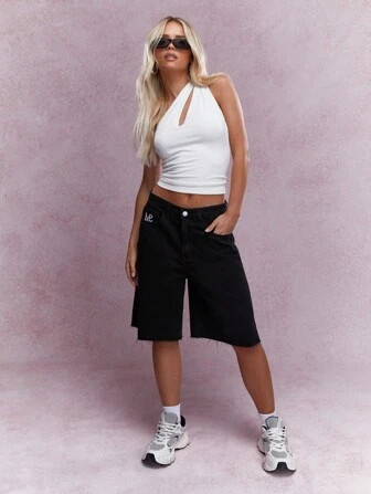 MISSGUIDED Baggy Bermuda Shorts | SHEIN