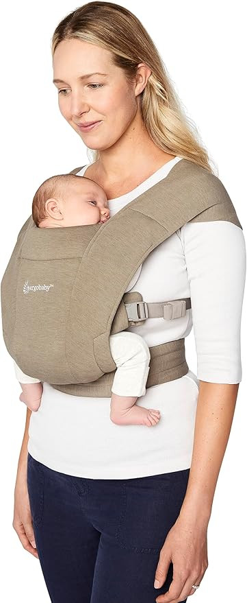 Ergobaby Embrace Cozy Newborn Baby Wrap Carrier (7-25 Pounds), Ponte Knit, Olive Green | Amazon (CA)