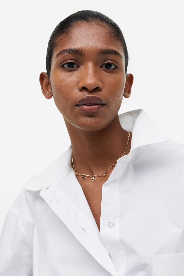 Pendant Necklace - Gold-colored/butterflies - Ladies | H&M US | H&M (US + CA)